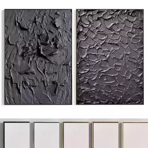 Plaster Two Photo Frame 255