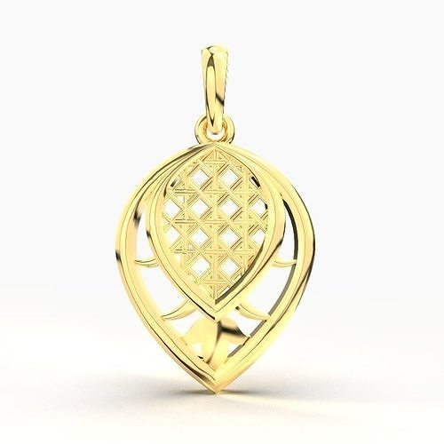GOLD PENDANT 3D print model