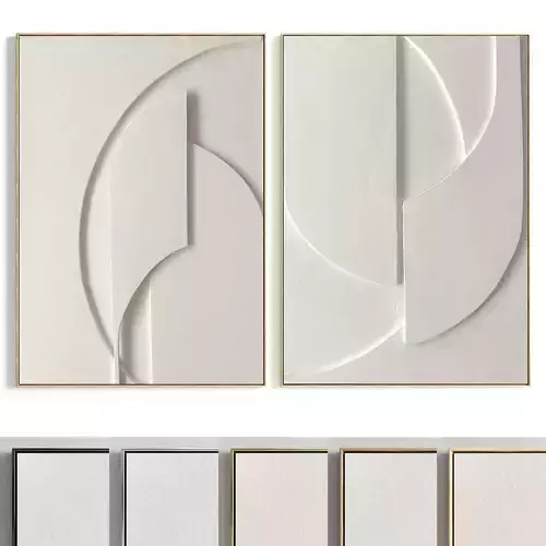 Plaster Two Photo Frame 256