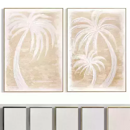 Plaster Two Photo Frame 258