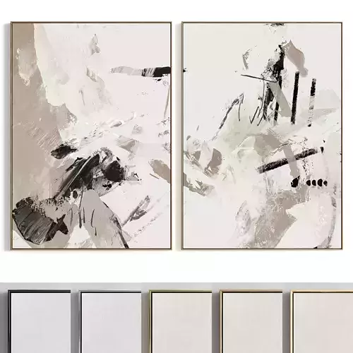 Plaster Two Photo Frame 260