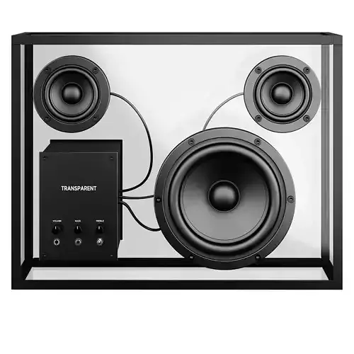 Transparent Speaker by Transparent 3D model