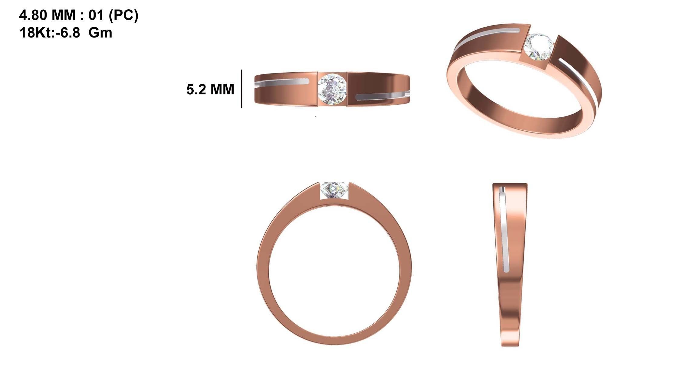 Mens Ring STL OBJ FBX JCD Details 3D print model_1