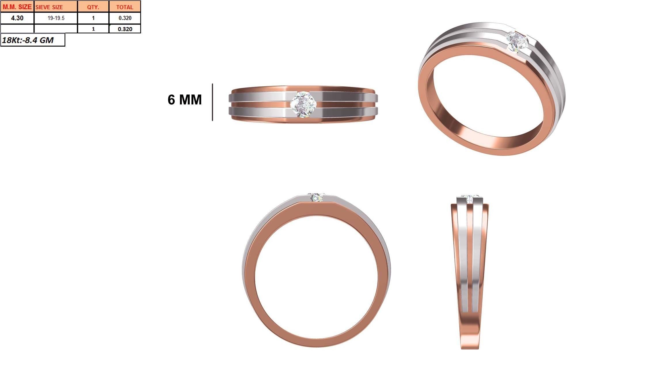 Mens Ring STL OBJ FBX JCD Details 3D print model_1