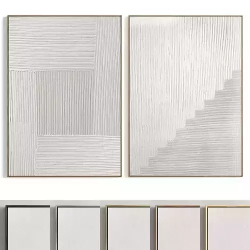 Plaster Two Photo Frame 262