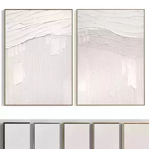 Plaster Two Photo Frame 263