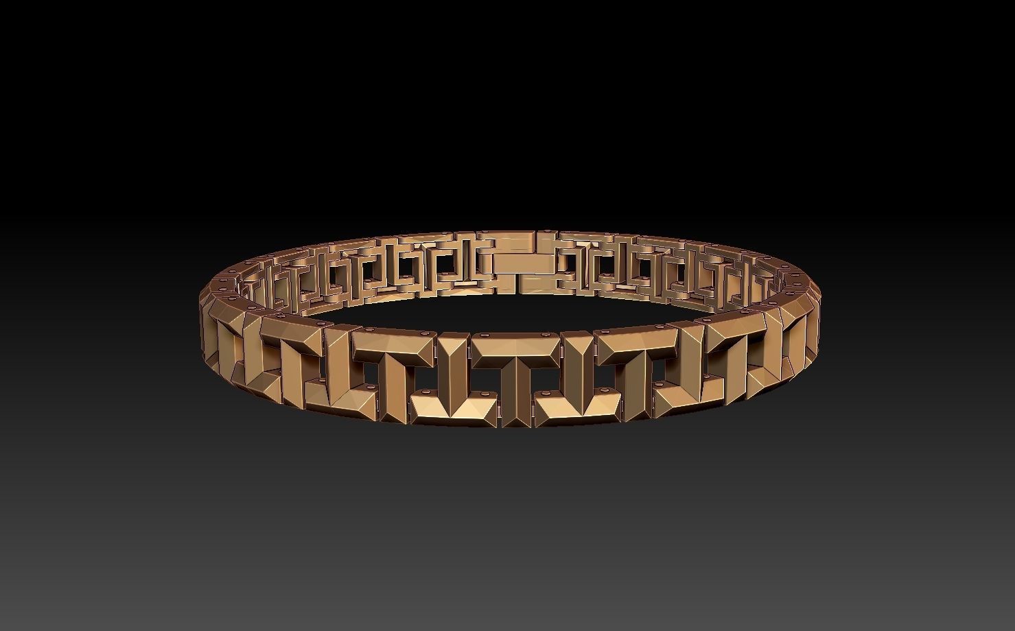 bracelet 3D print model_5
