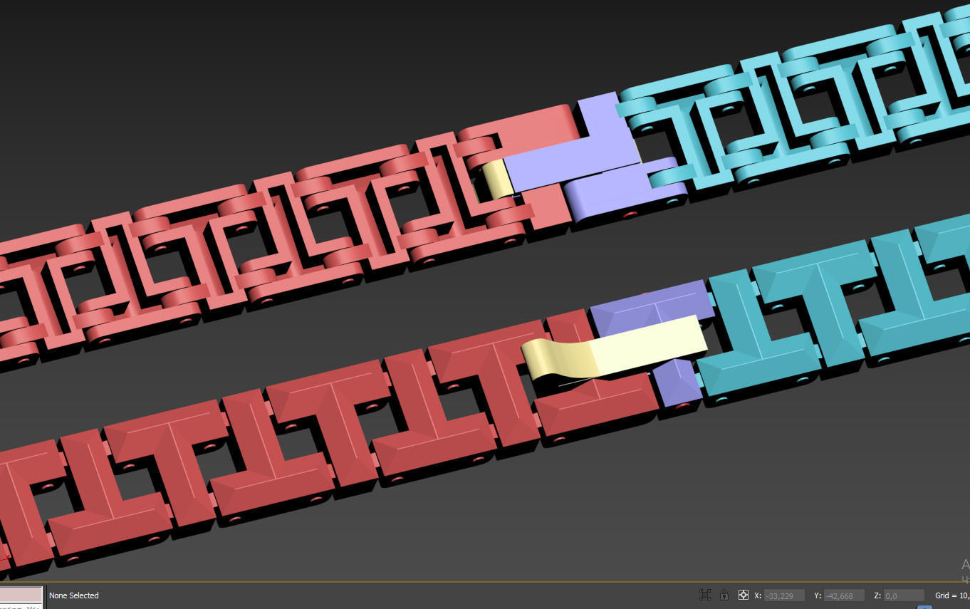 bracelet 3D print model_8