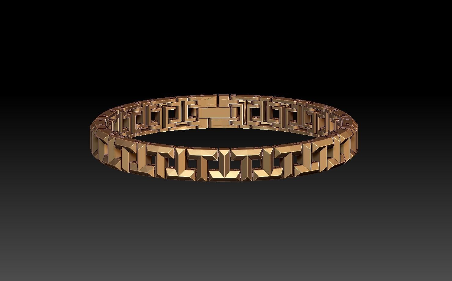 bracelet 3D print model_11