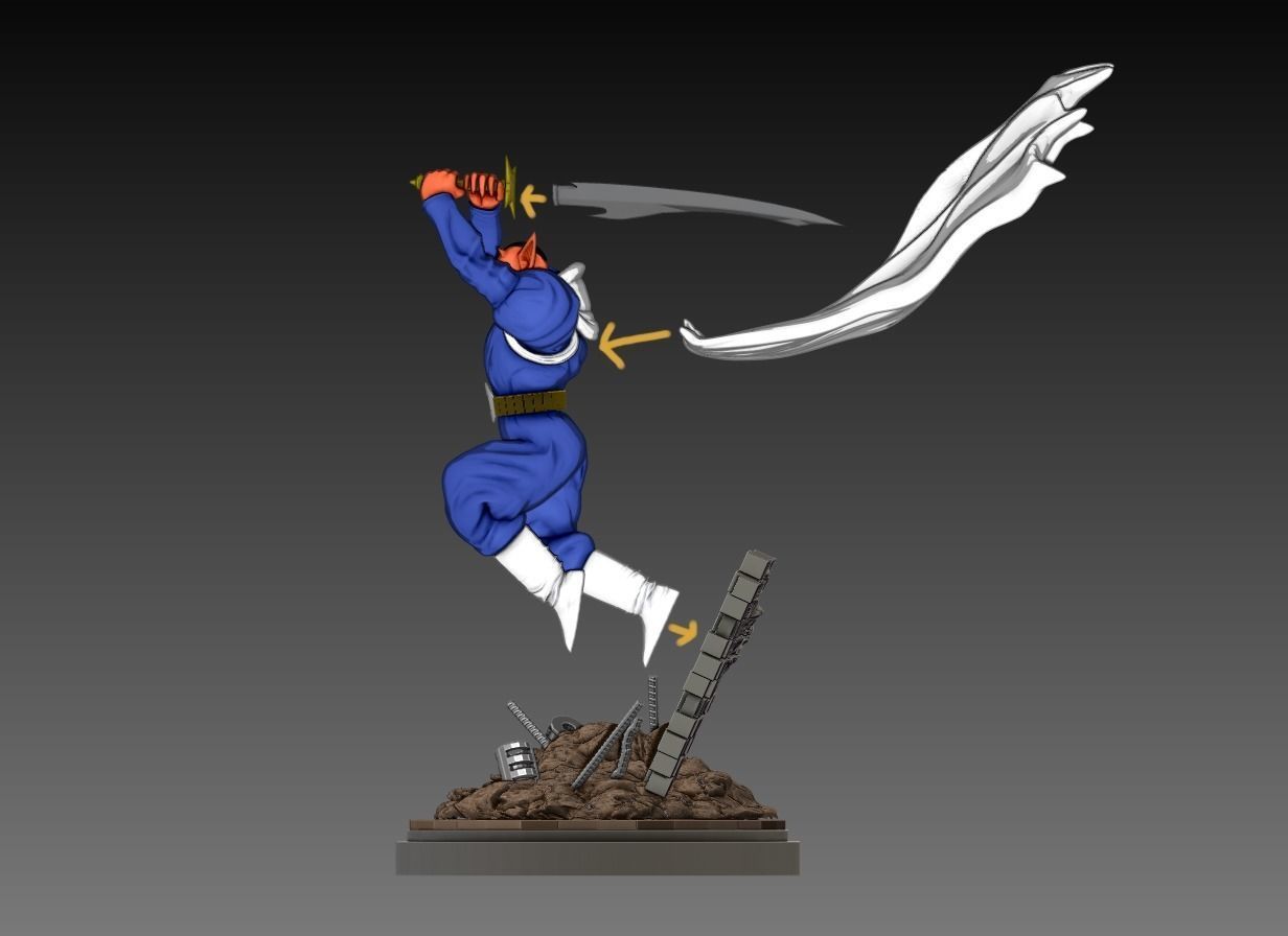 Dabura from Dragon Ball Z 3D print model_5