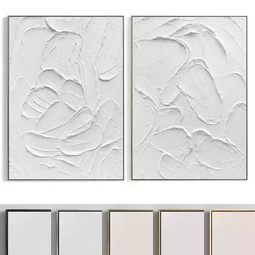 Plaster Two Photo Frame 266