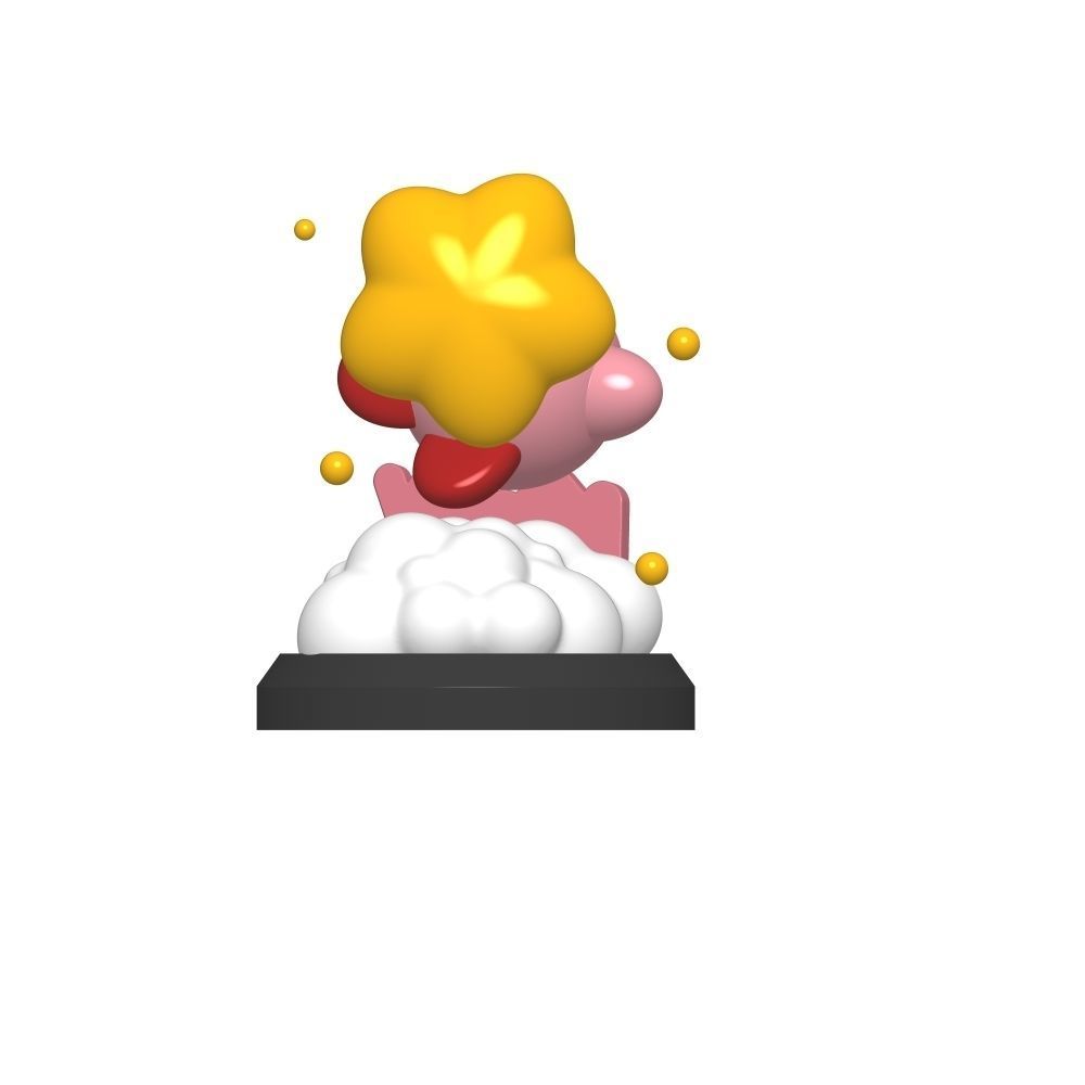 cute kirby 3D print model_2