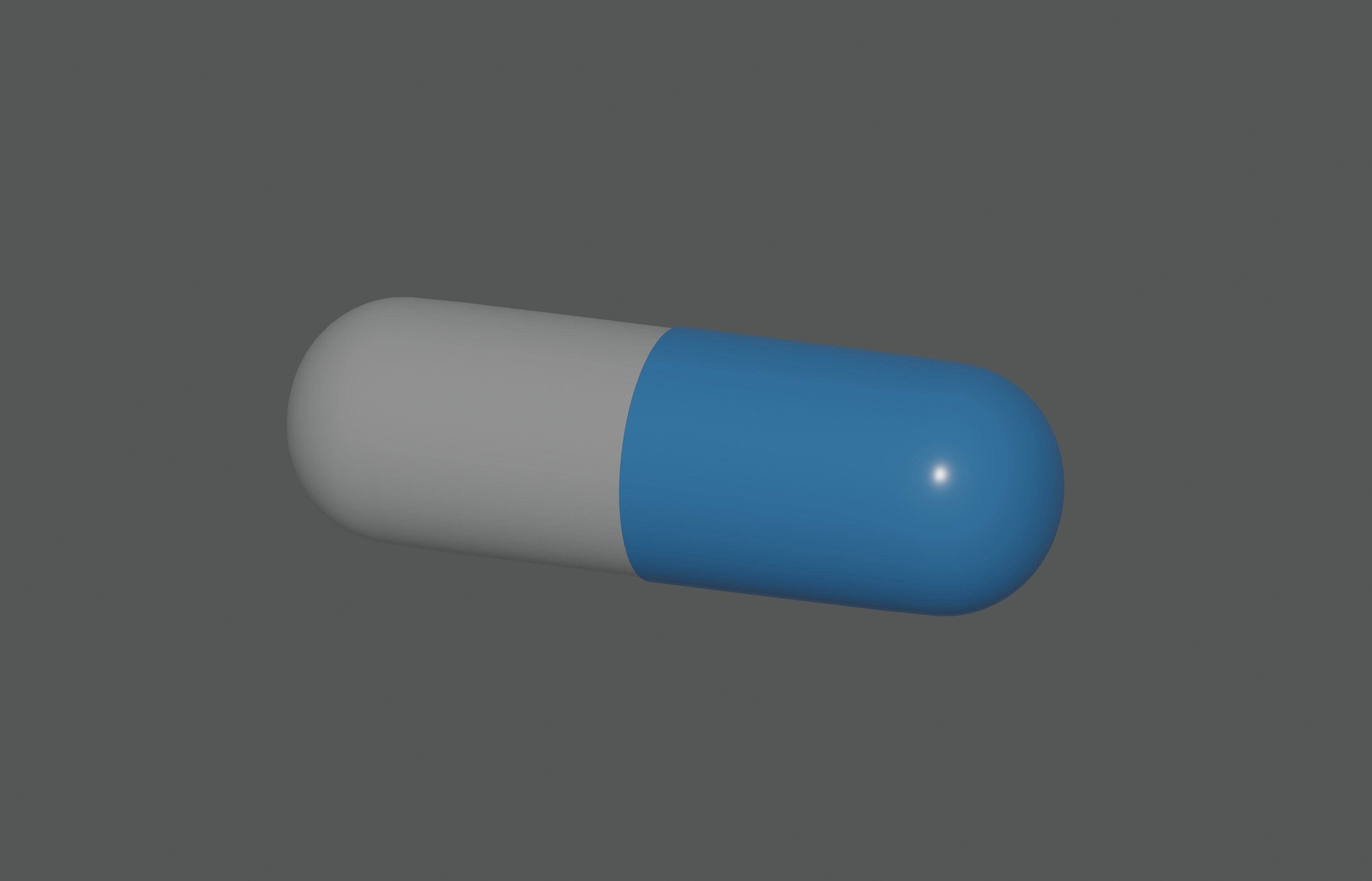 Pill model 3D model_1