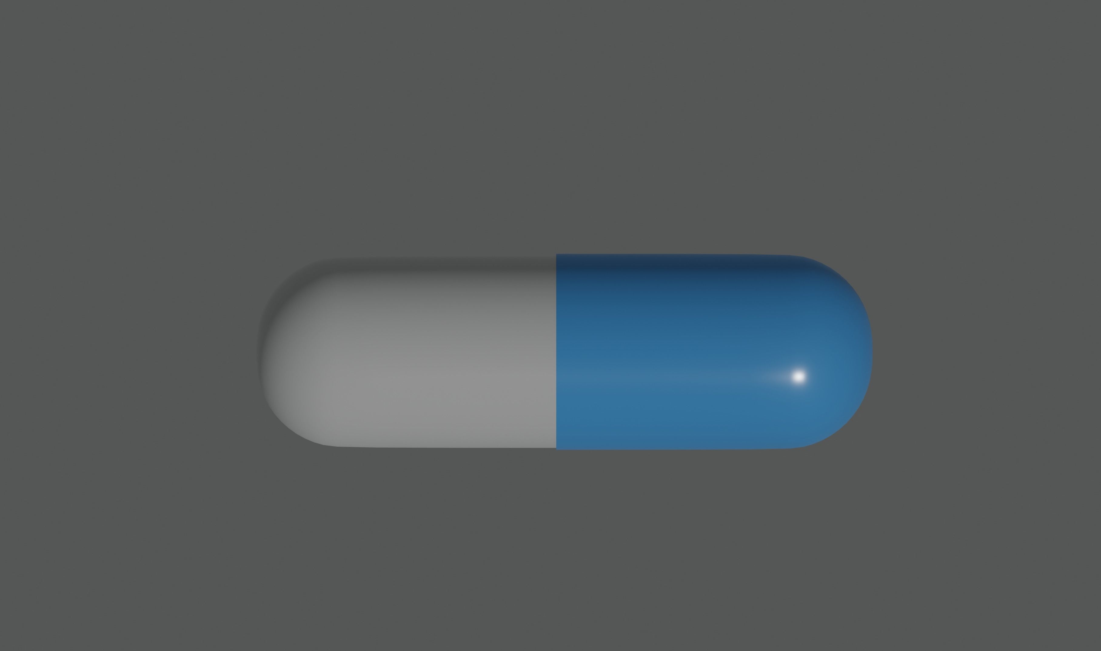 Pill model 3D model_2