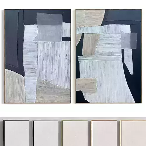 Plaster Two Photo Frame 267