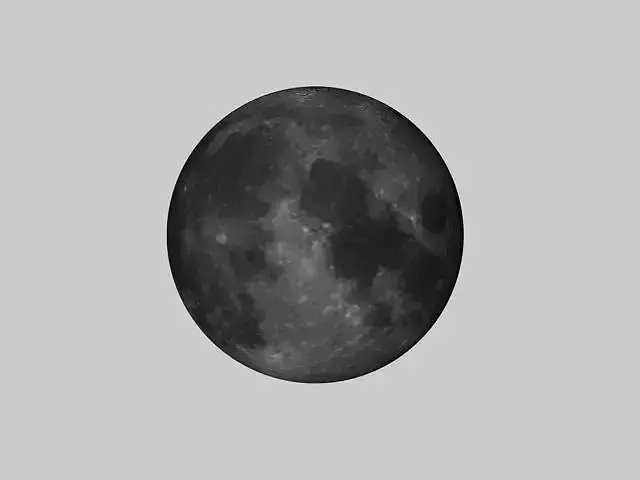Low Poly Moon Free low-poly 3D model