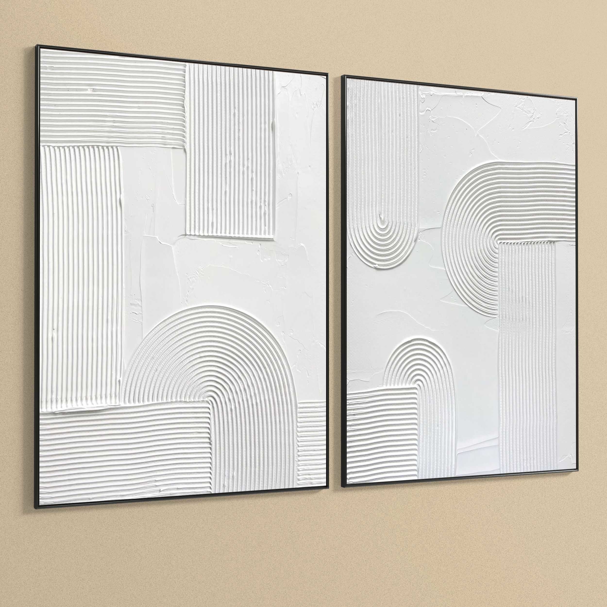 Plaster Two Photo Frame 268 Low-poly 3D model_4