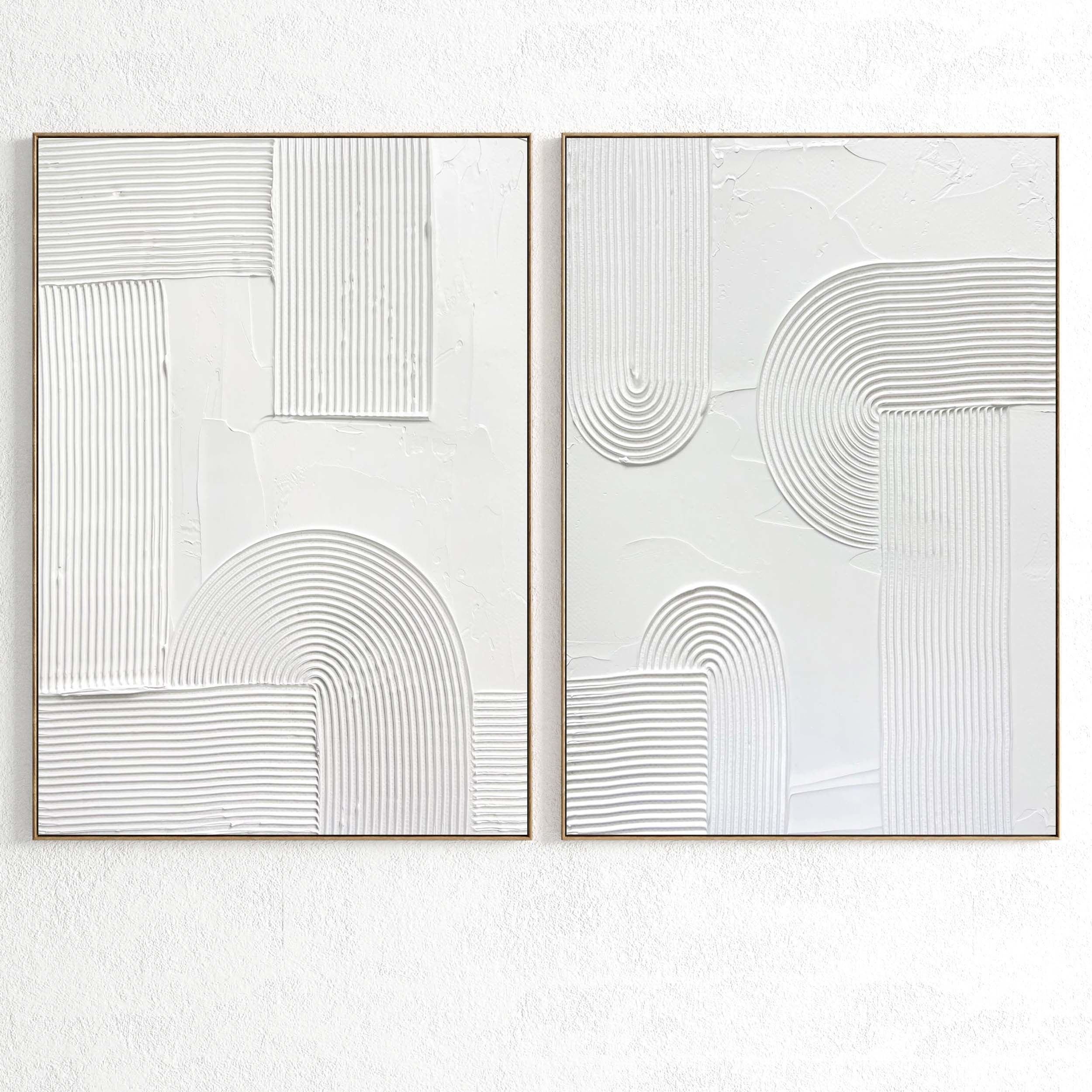 Plaster Two Photo Frame 268 Low-poly 3D model_2