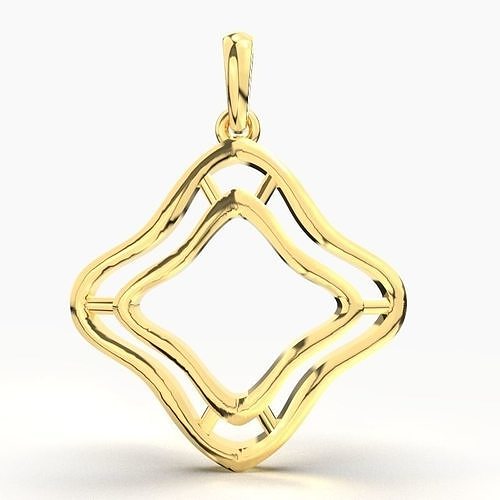 GOLD PENDANT 3D print model