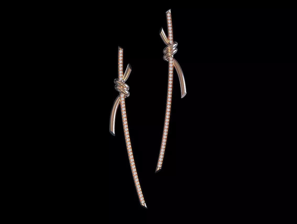 ring knot 3D print model_0