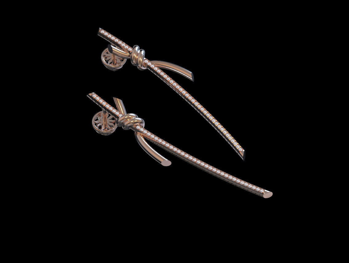 ring knot 3D print model_16