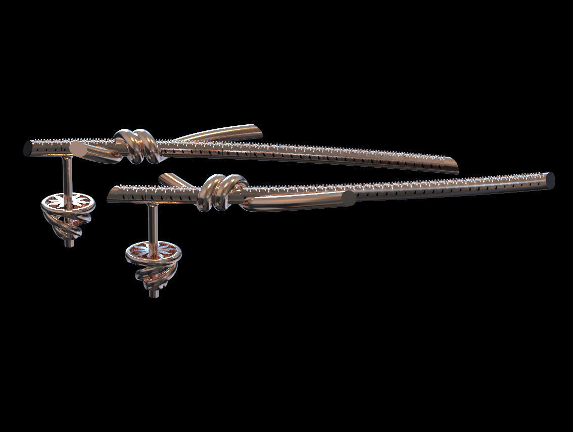 ring knot 3D print model_5