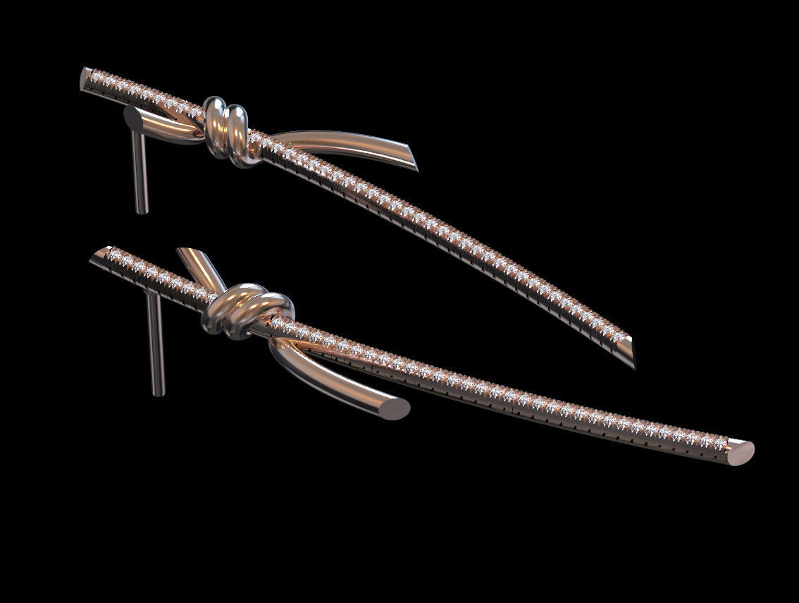 ring knot 3D print model_19