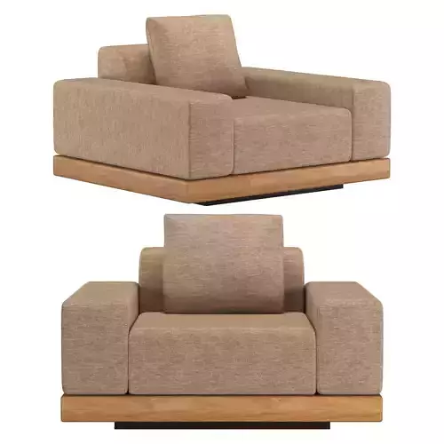 CORTONA TEAK LOUNGE CHAIR