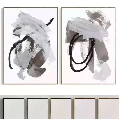 Plaster Two Photo Frame 274