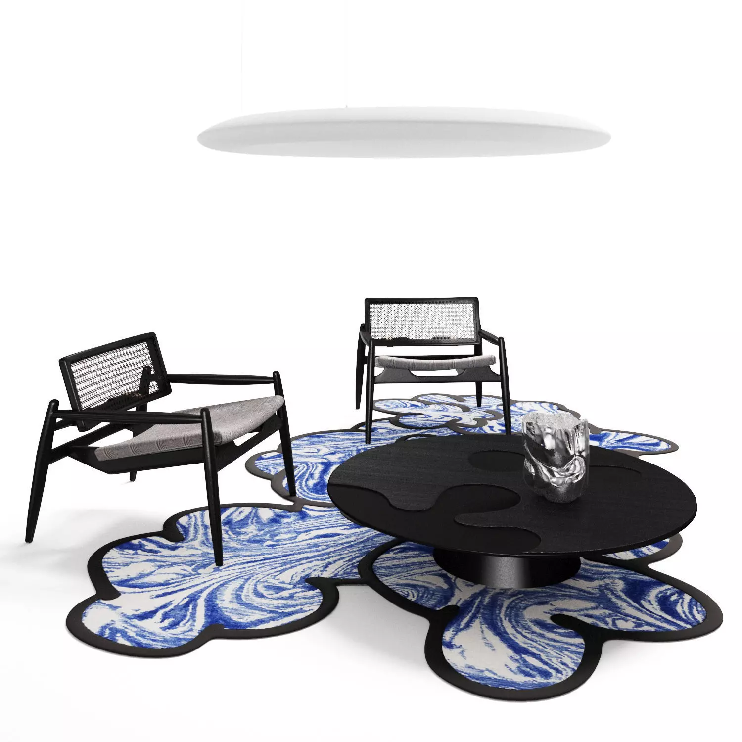 albedo isole coffee table set 3D model_0