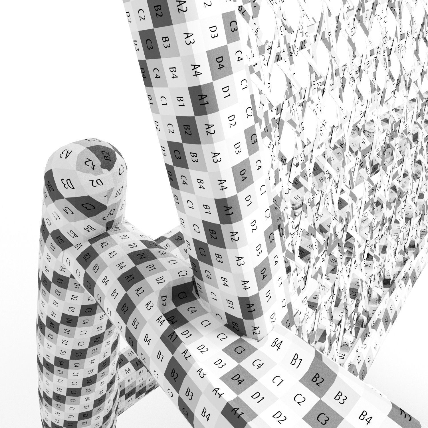 albedo isole coffee table set 3D model_15