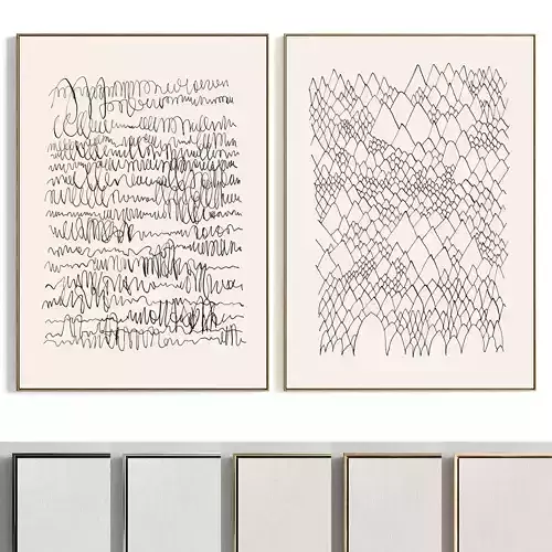 Plaster Two Photo Frame 275