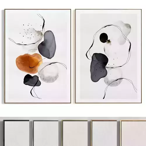 Plaster Two Photo Frame 276