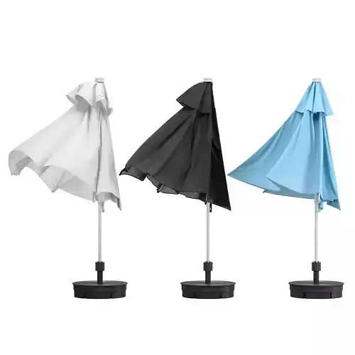 Umbrella folded IKEA HOGON set 3