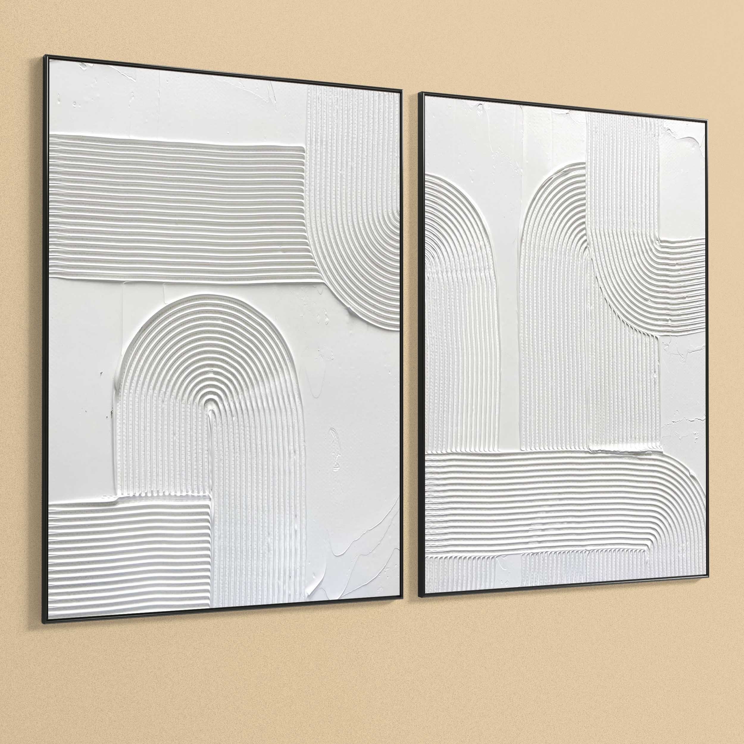 Plaster Two Photo Frame 277 Low-poly 3D model_5