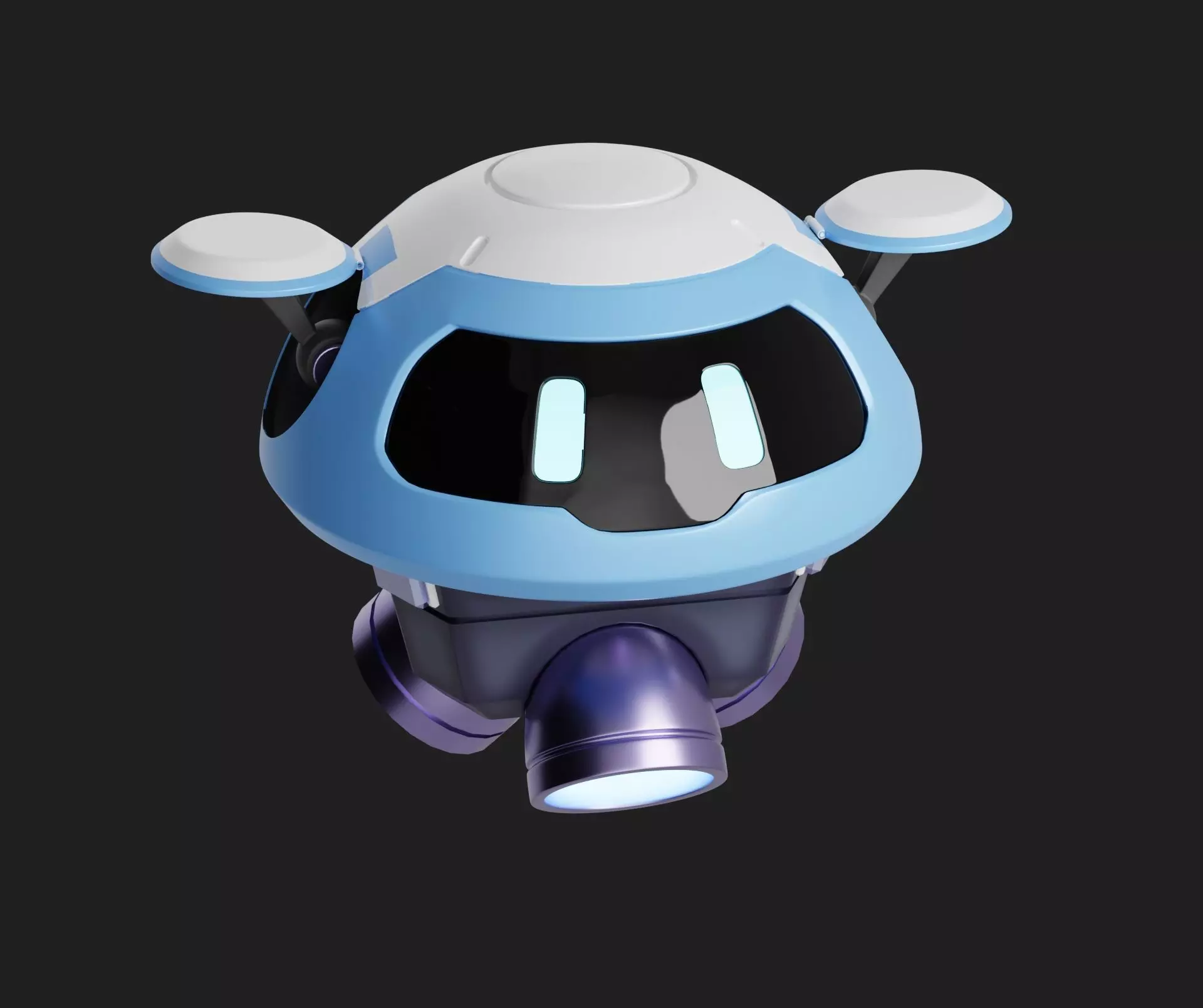 Mei Robot Snowball from Overwatch 2 - cosplay props 3D print model