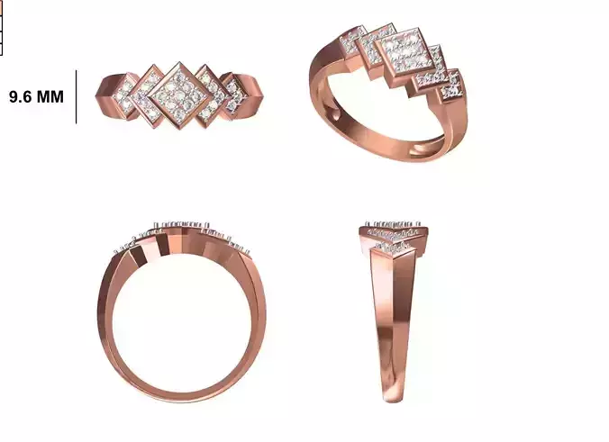 Mens Ring STL OBJ FBX JCD Details