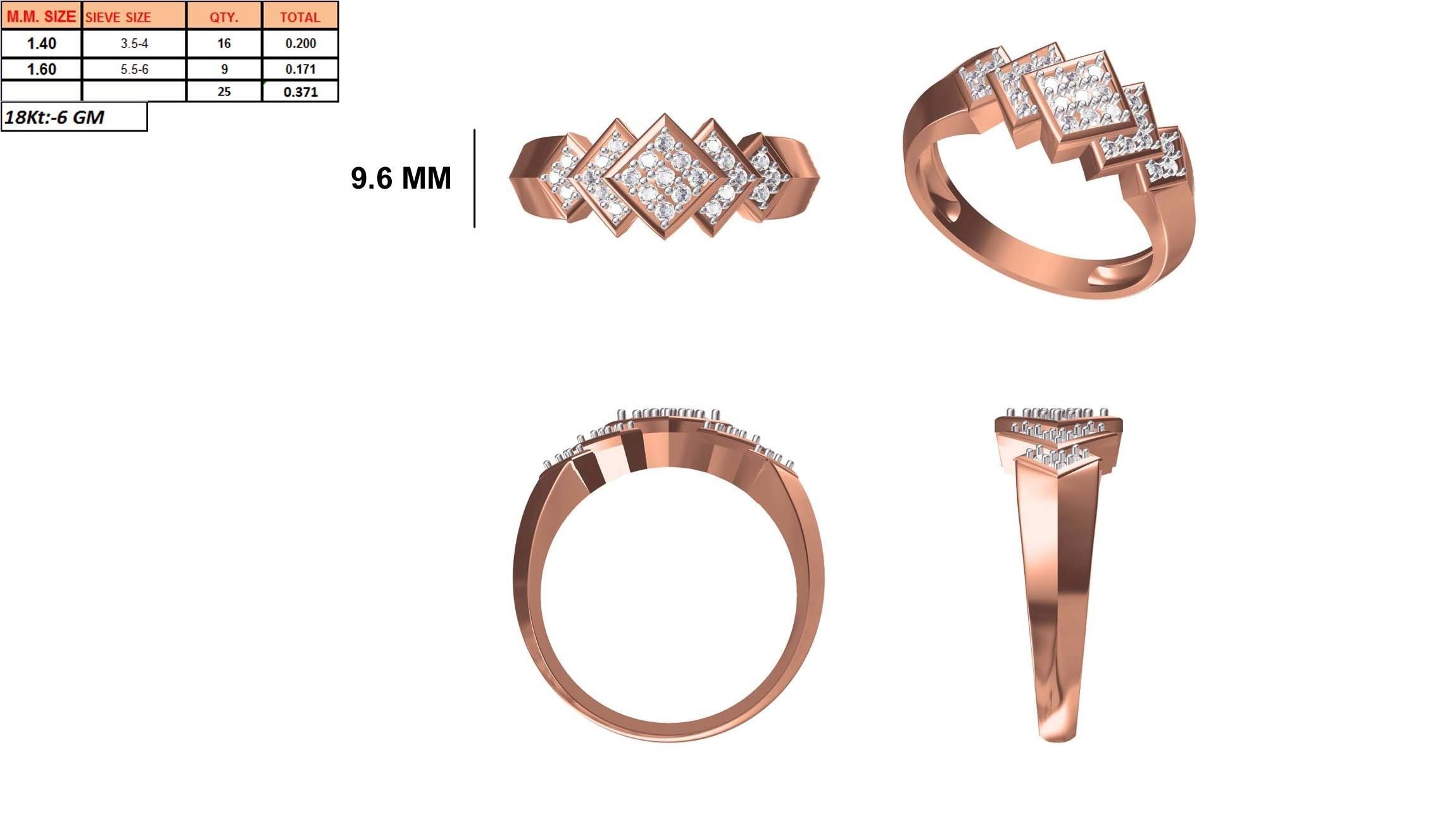 Mens Ring STL OBJ FBX JCD Details 3D print model_1