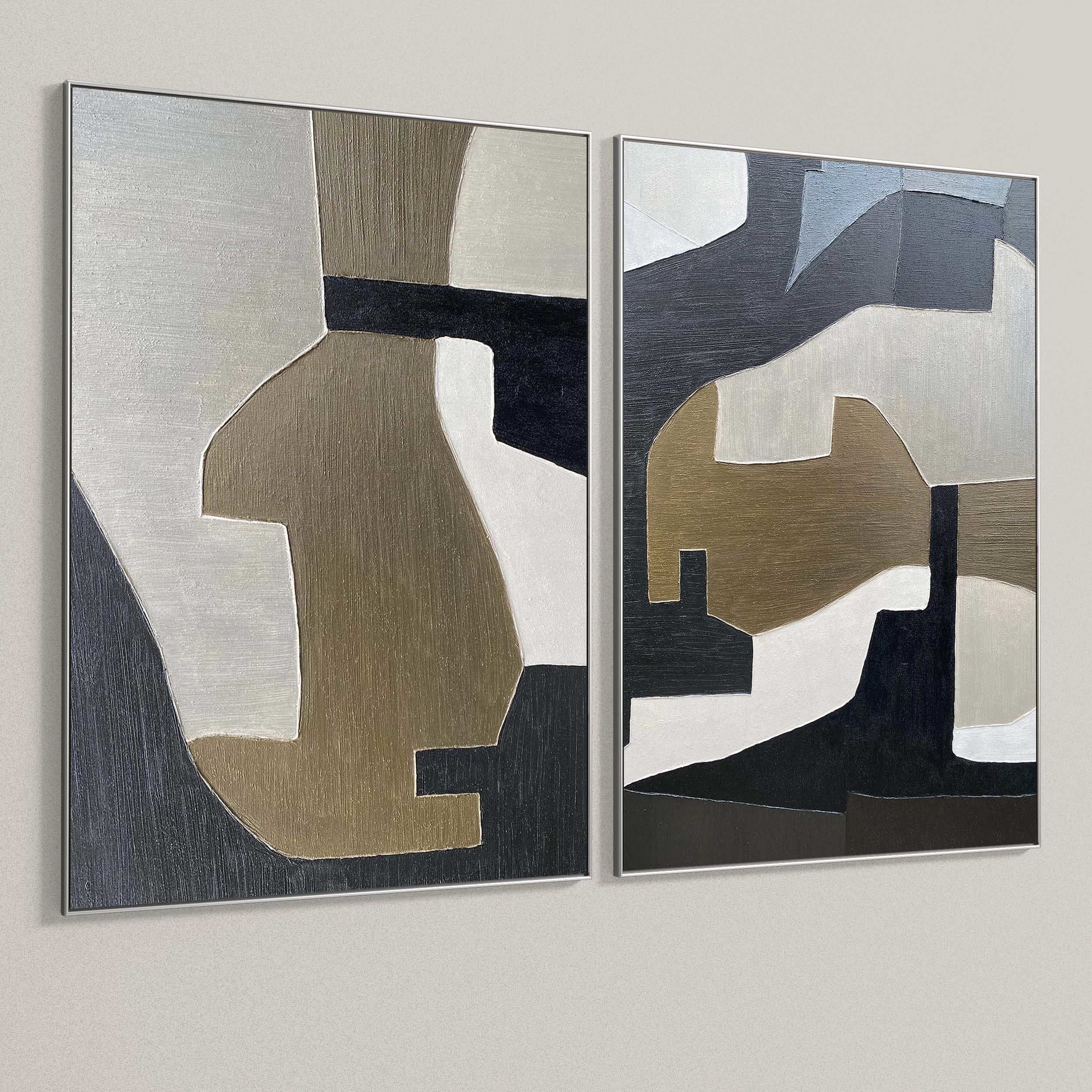 Plaster Two Photo Frame 278 Low-poly 3D model_5