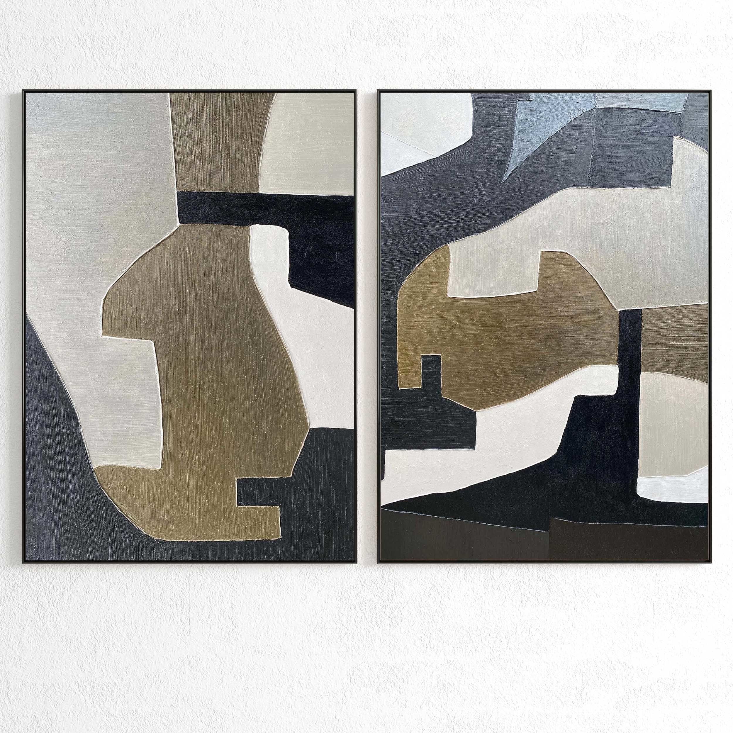 Plaster Two Photo Frame 278 Low-poly 3D model_1