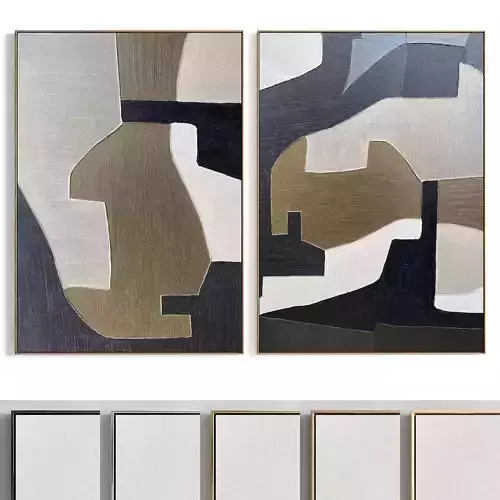 Plaster Two Photo Frame 278