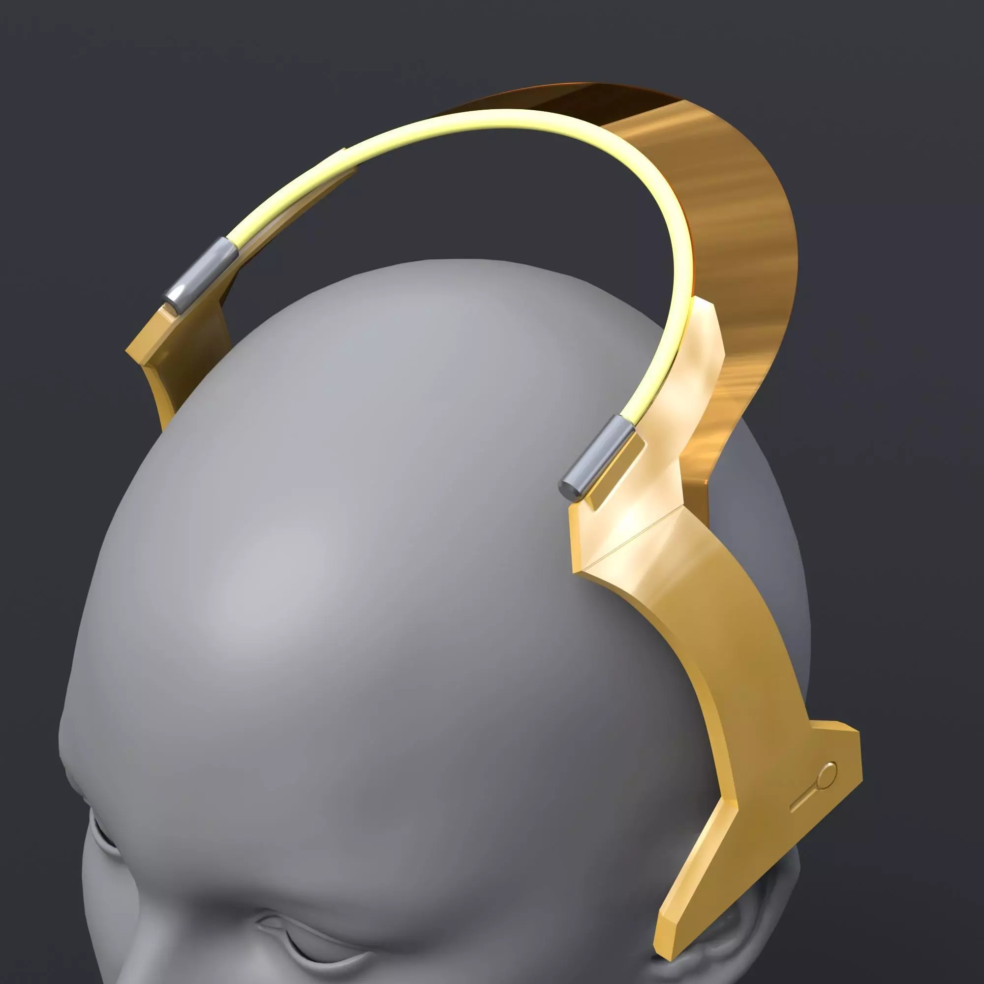 Overwatch 2 - Mercy Gold Halo Headband - cosplay props 3D print model