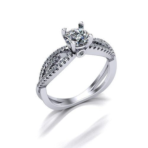 engagement ring 3D print model