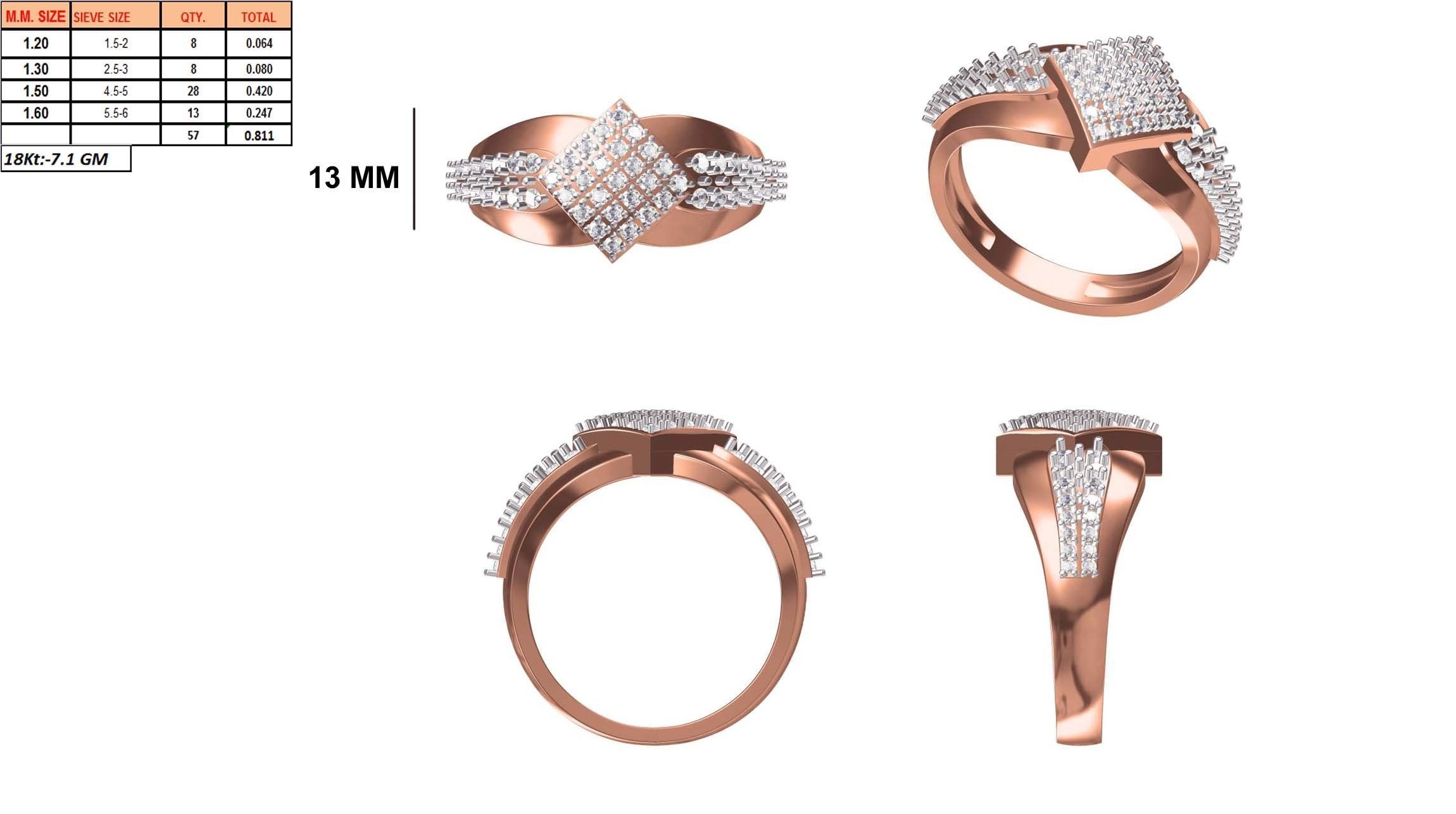 Mens Ring STL OBJ FBX JCD Details 3D print model_1