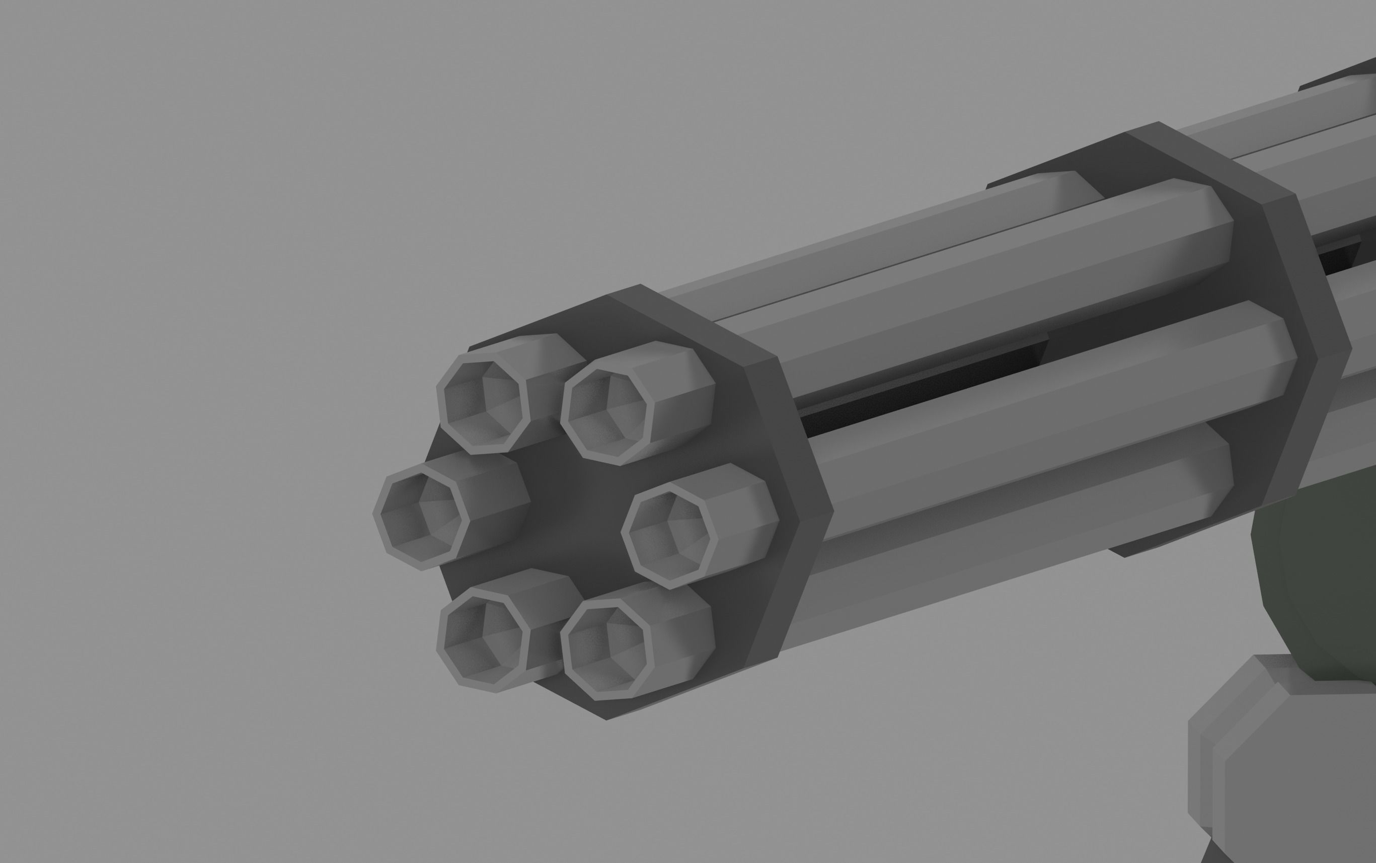 Sentry Gun Low-poly 3D model_17