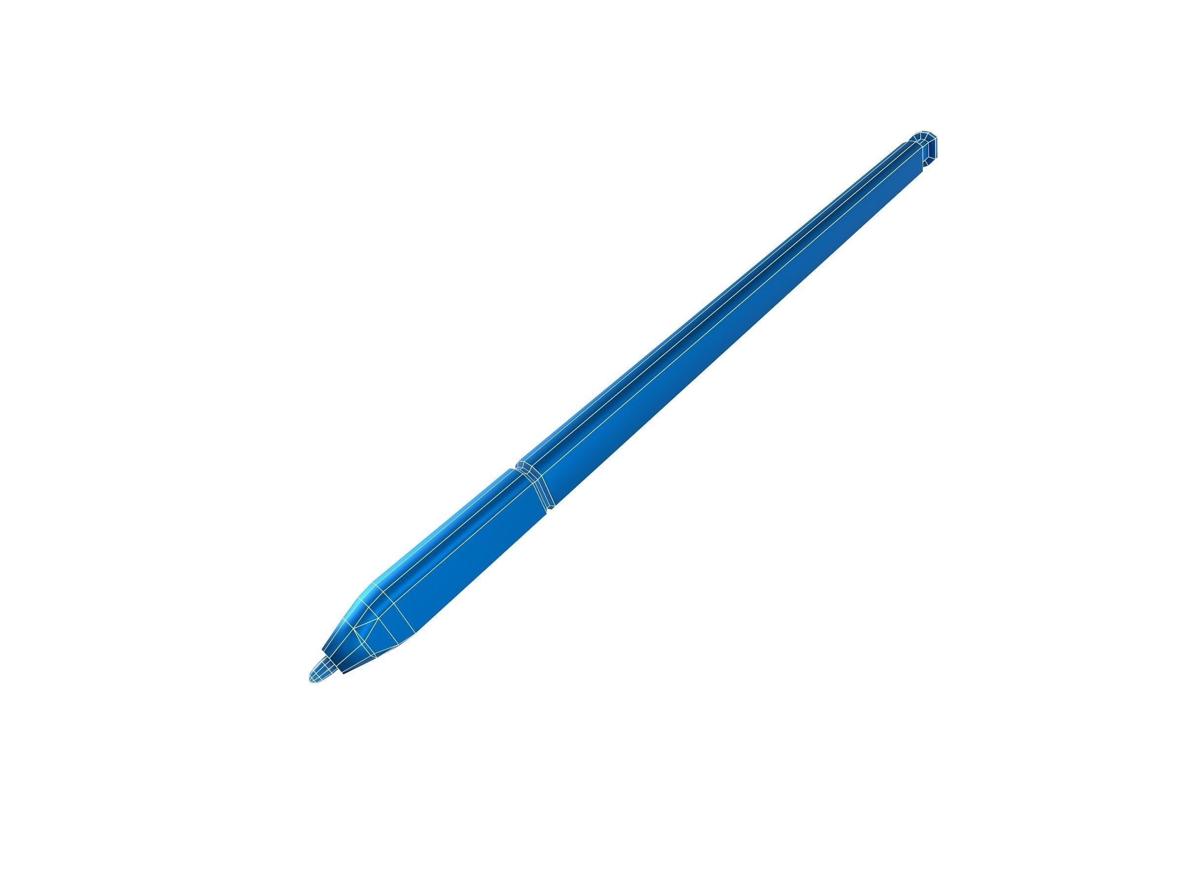 2022 Galaxy Note 20 Ultra with S pen game asset Low-poly 3D model_9