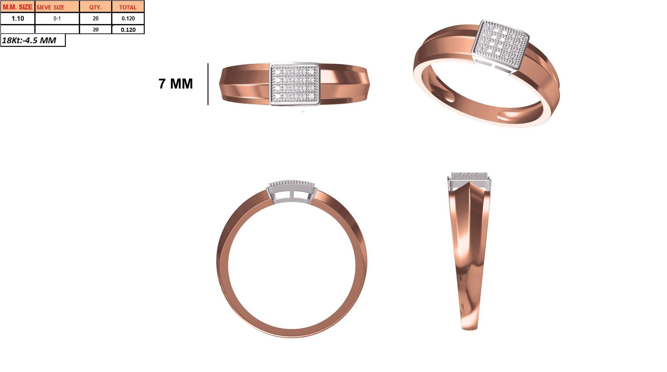 Mens Ring STL OBJ FBX JCD Details 3D print model_1