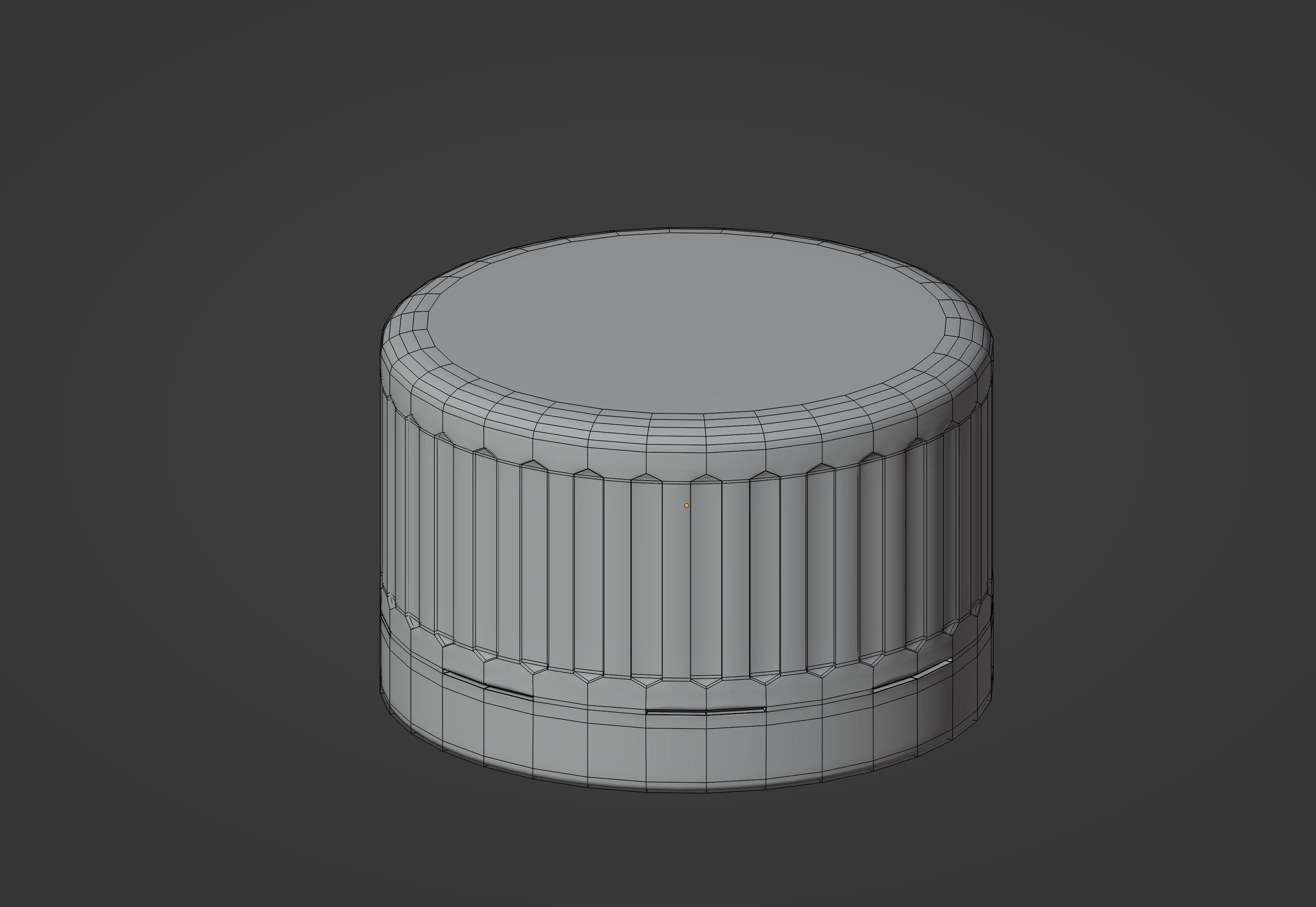 Plastic Bottle Cap 3D model_13