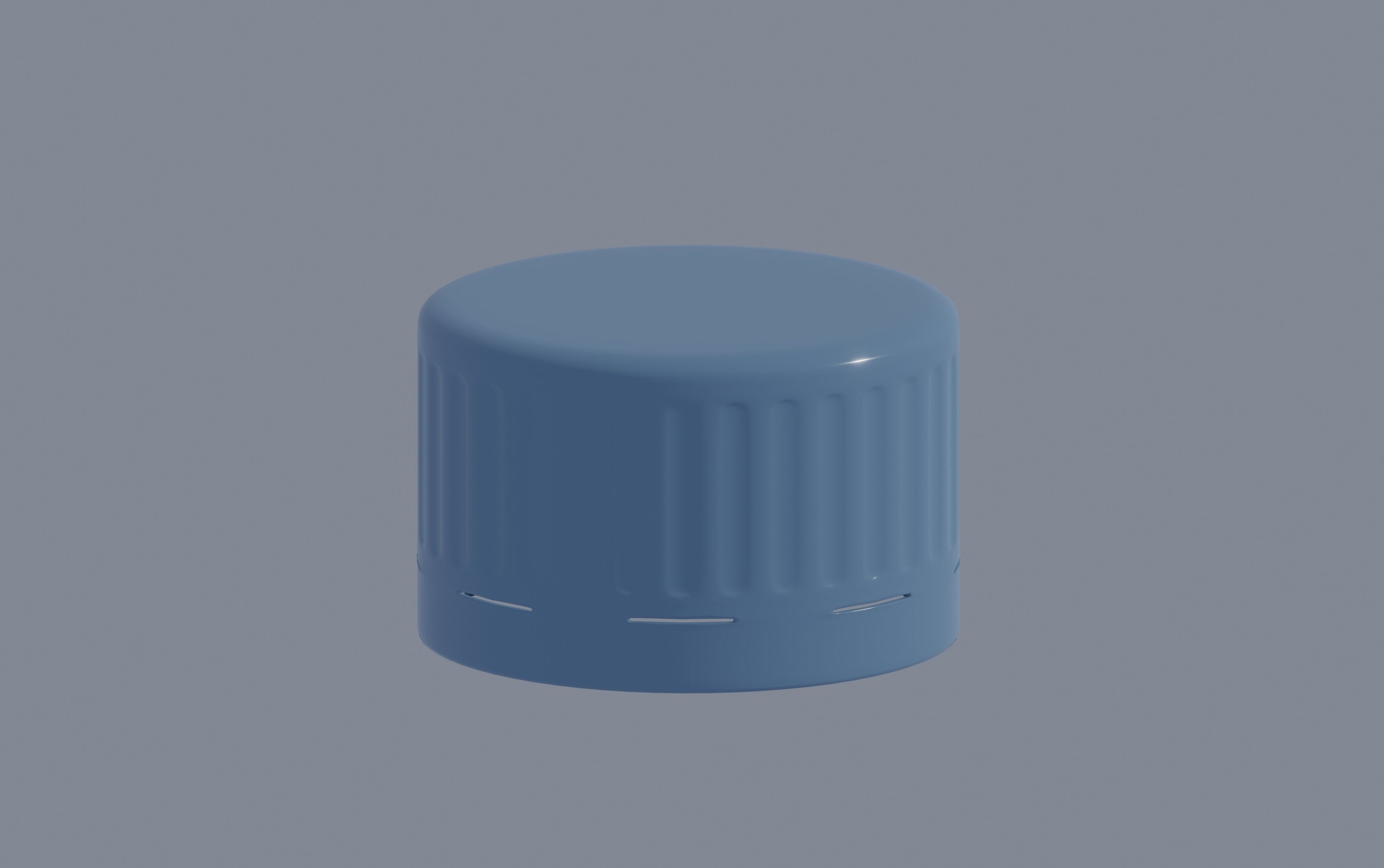 Plastic Bottle Cap 3D model_6