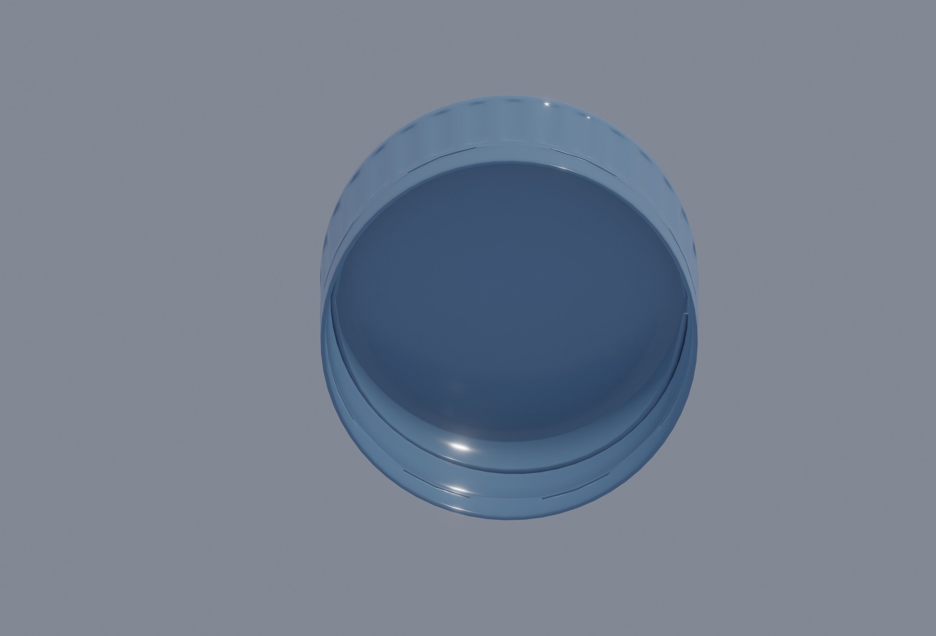 Plastic Bottle Cap 3D model_8